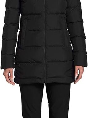 The North Face Women's Black Quilted Long Puffer Jacket